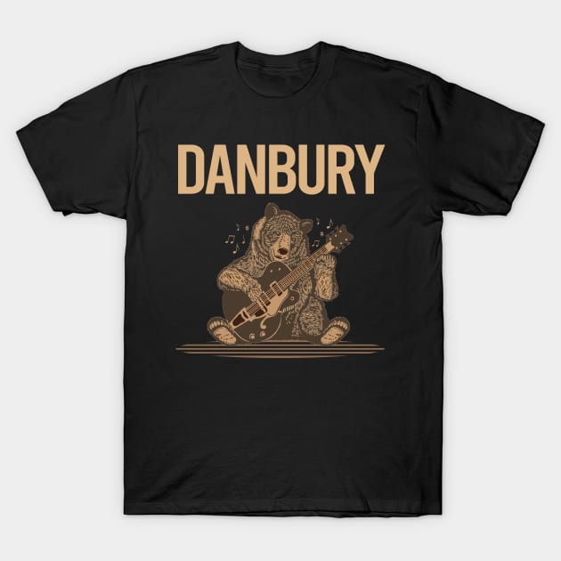 Brown Bear Guitar Danbury T-Shirt by rosenbaumquinton52